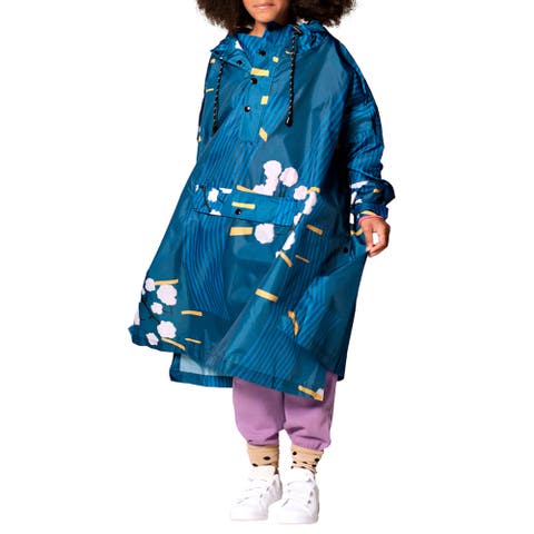 Kids Rain Poncho Japanese Blossom