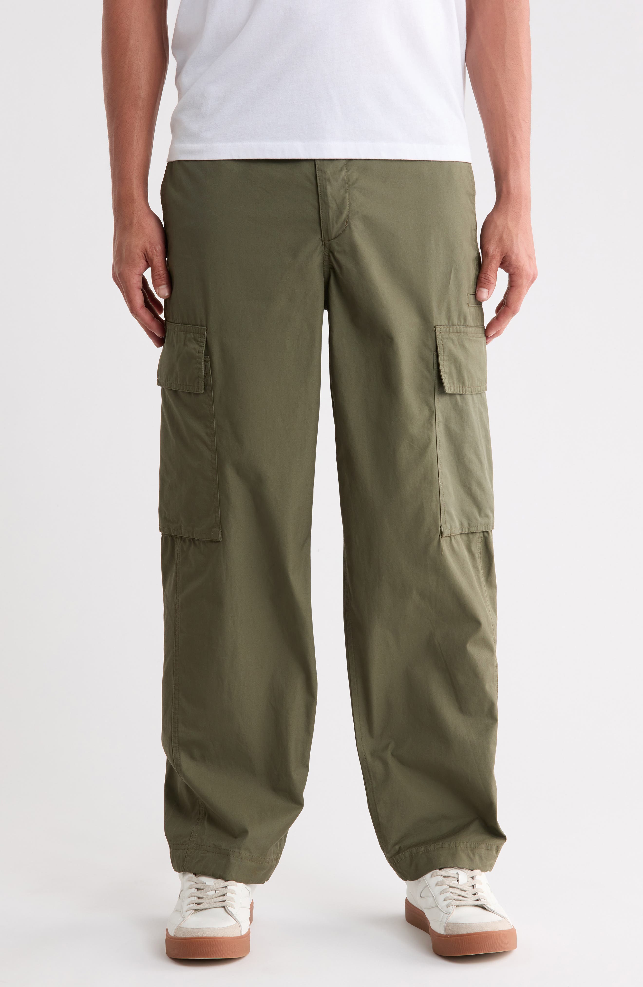 Cotton Twill Cargo Pants