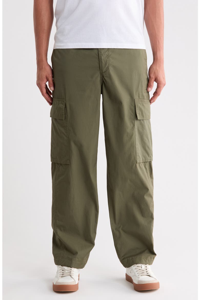 Cotton Twill Cargo Pants, Main, color, OLIVE