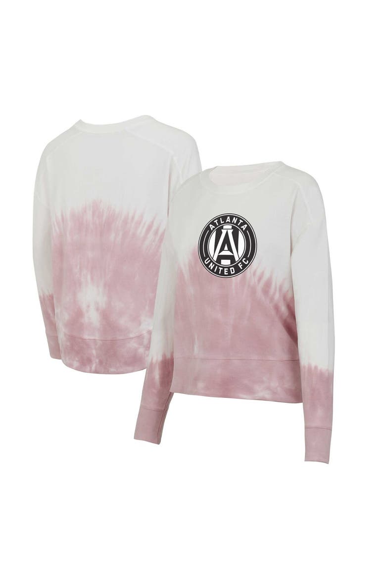 Women's Concepts Sport Pink/White Atlanta United FC Orchard Tie-Dye Long Sleeve T-Shirt, Alternate, color, Pink