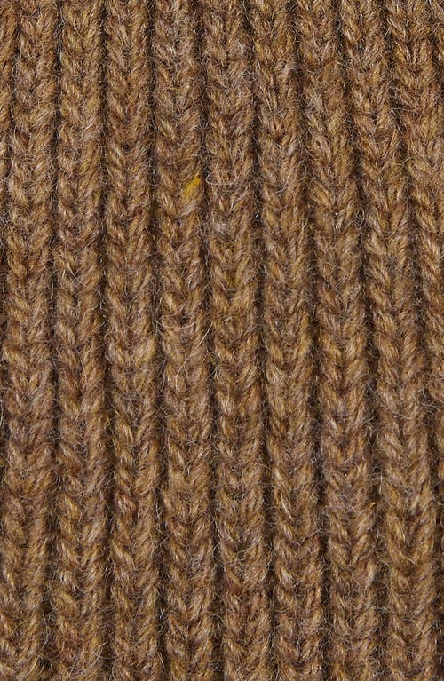 Barbour Carlton Wool Blend Beanie In Brown