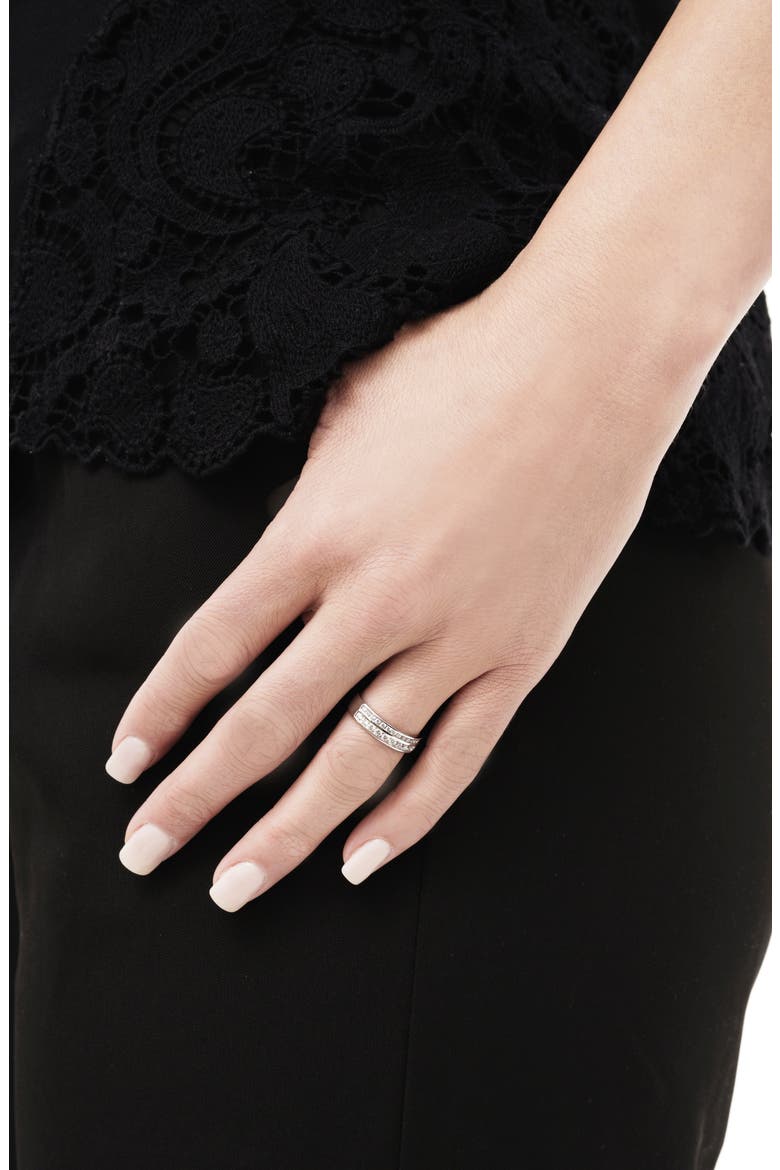 Audrey Double Row Diamond Band, Alternate, color, WHITE GOLD/ DIAMOND