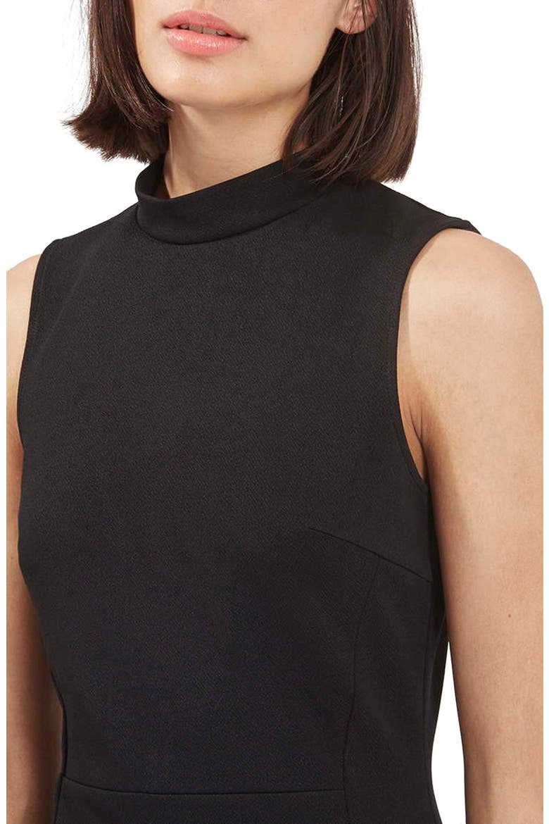 Sleeveless Midi Dress, Alternate, color, BLACK