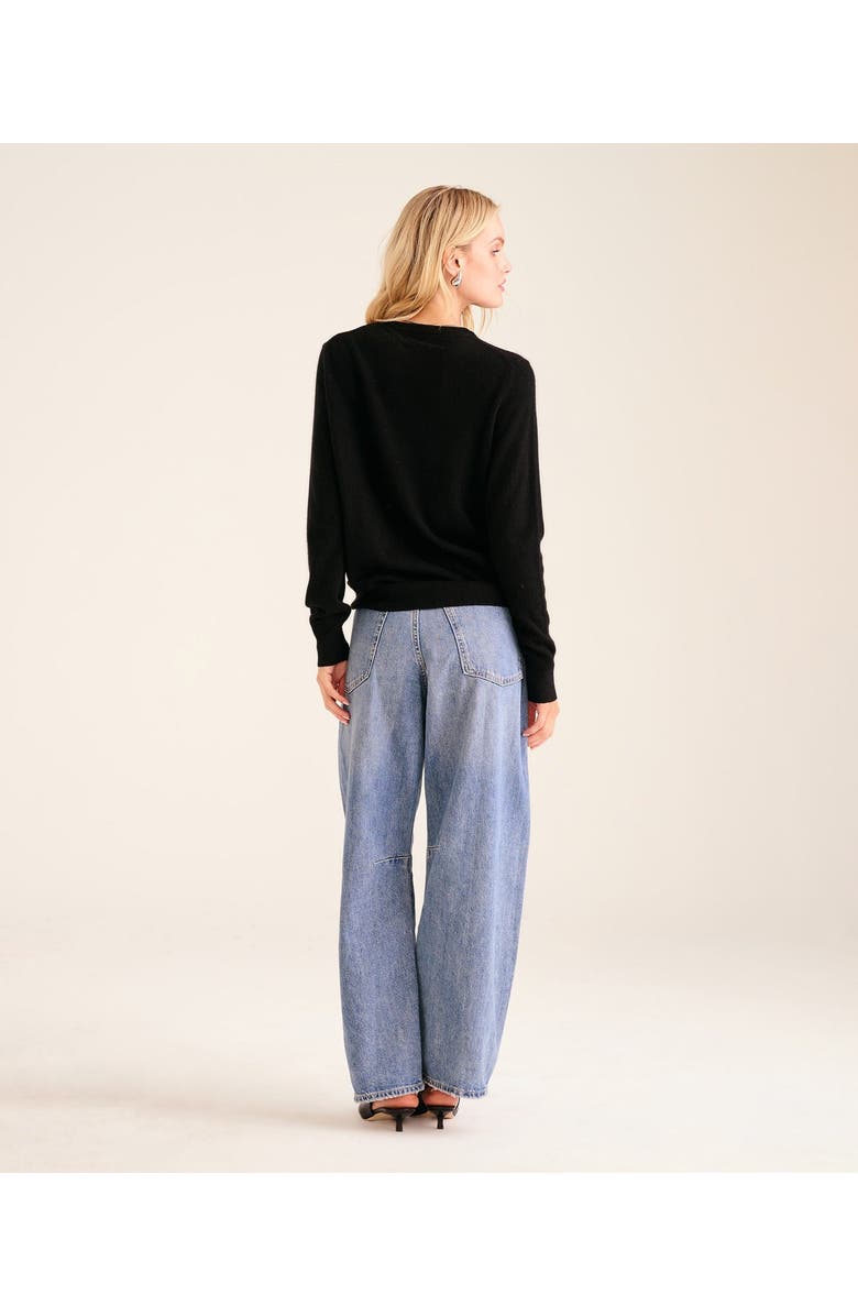 NAADAM The Original Cashmere Sweater, Alternate, color, Black