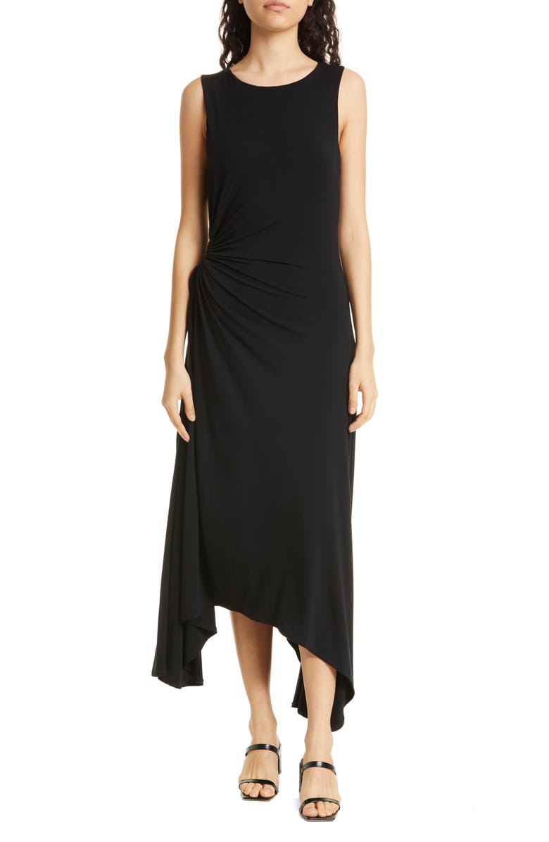 Ted Baker London Giullia Ruched Handkerchief Hem Jersey Dress, Main, color, 
