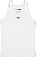 Lacoste Kids' Logo Rib Tank