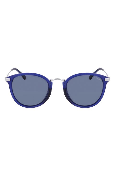 50mm Polarized Round Sunglasses