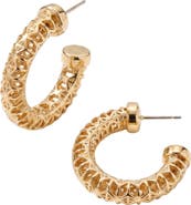 AREA STARS Hema Textured Hoops