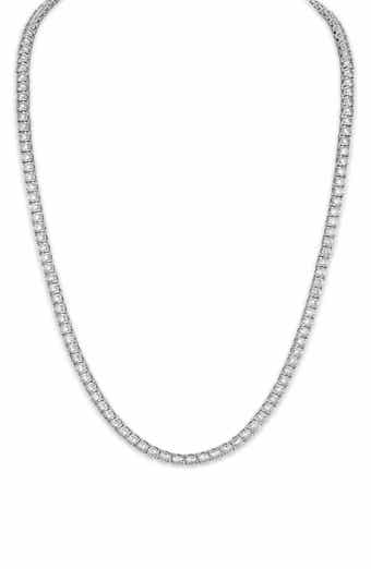 Esquire Men's Cubic Zirconia Chain Necklace