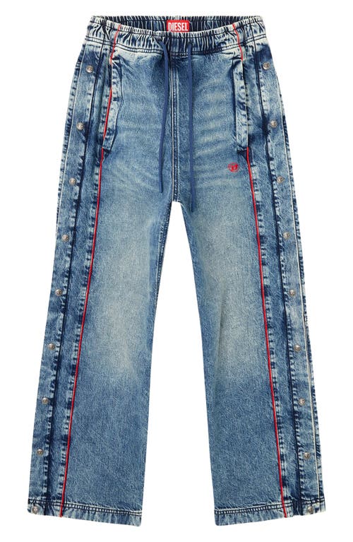 Diesel ® D-axfor-s Side Snap Jeans In Denim