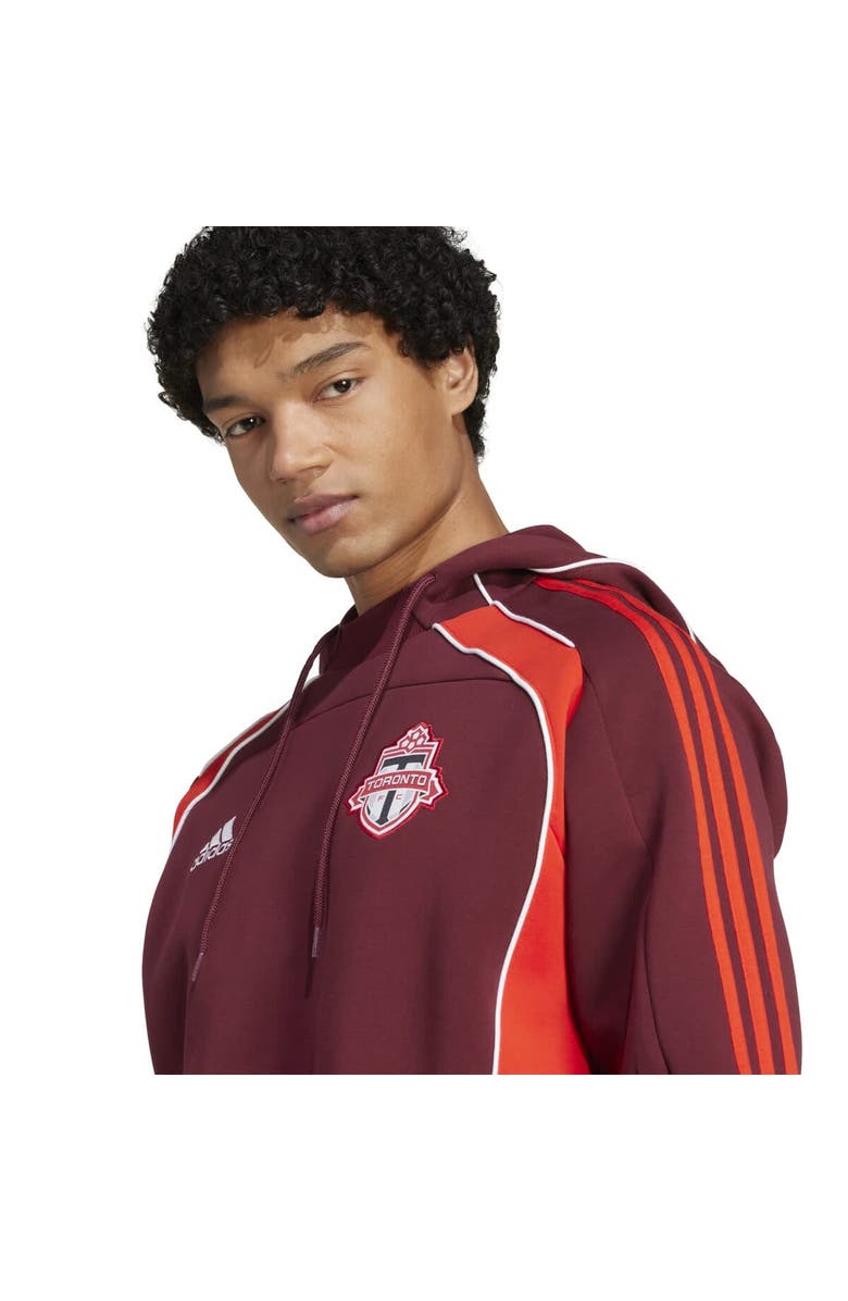 adidas Men's adidas Red Toronto FC 2025 Travel Pullover Hoodie, Alternate, color, 