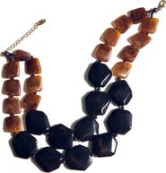MANGO Layered Stone Necklace
