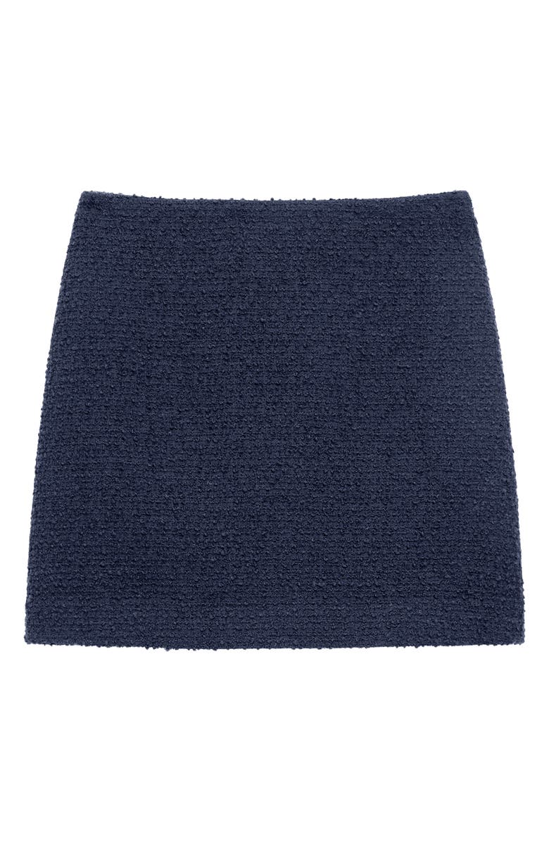 Theory Tweed Miniskirt, Alternate, color, Nocturne Navy