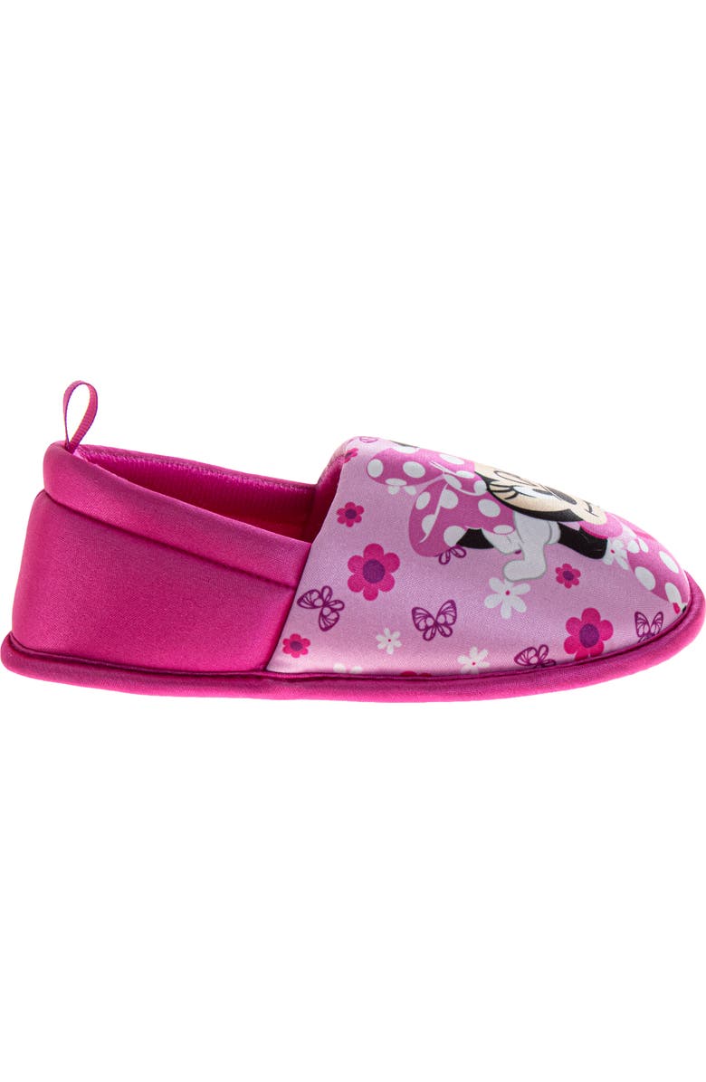 Disney Soft Disney Minnie Mouse Girls' Slippers, Alternate, color, Pink