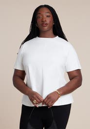 ELOQUII Seamed Flared Top