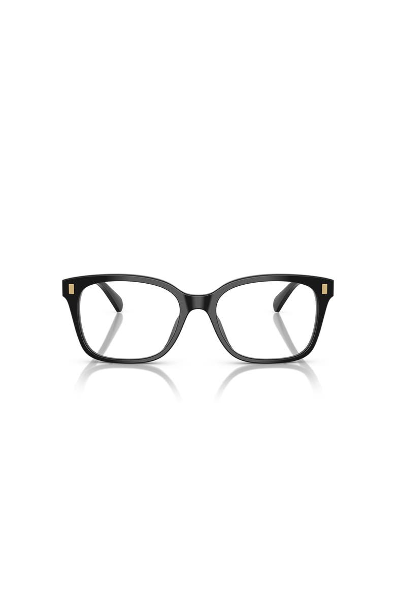 RALPH 53mm Rectangle optical glasses, Alternate, color, Black