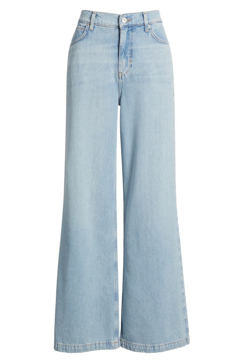 Stride High Waist Wide Leg Jeans, Alternate, color, ROAM FREE
