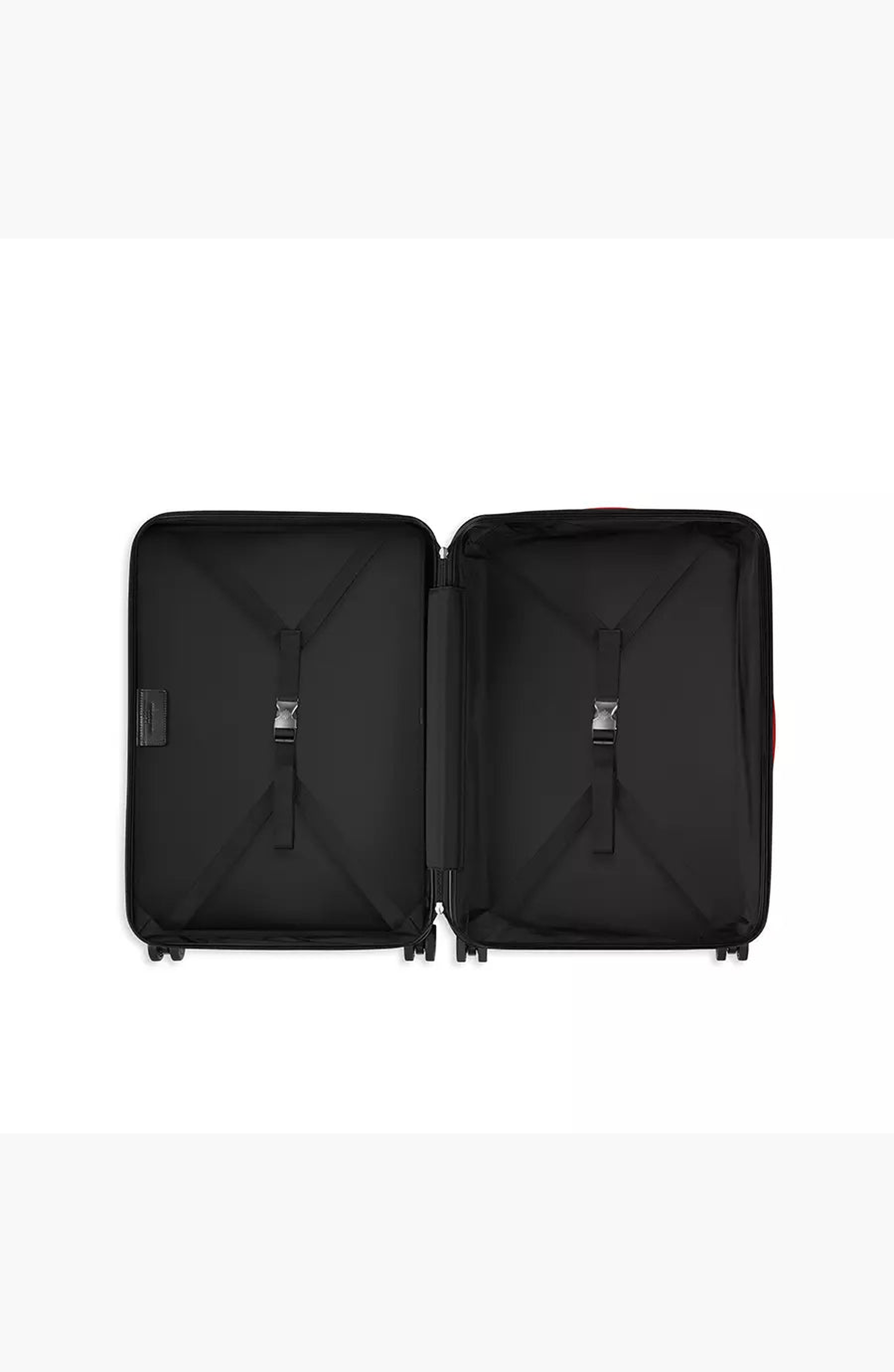 FPM - Fabbrica Pelletterie Milano - US Bank Zip Deluxe Spinner 55S Suitcase, Alternate, color, Eclipse Black