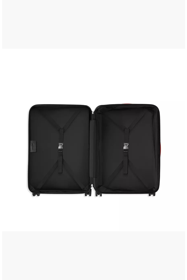Bank Zip Deluxe Spinner 55S Suitcase, Alternate, color, Eclipse Black