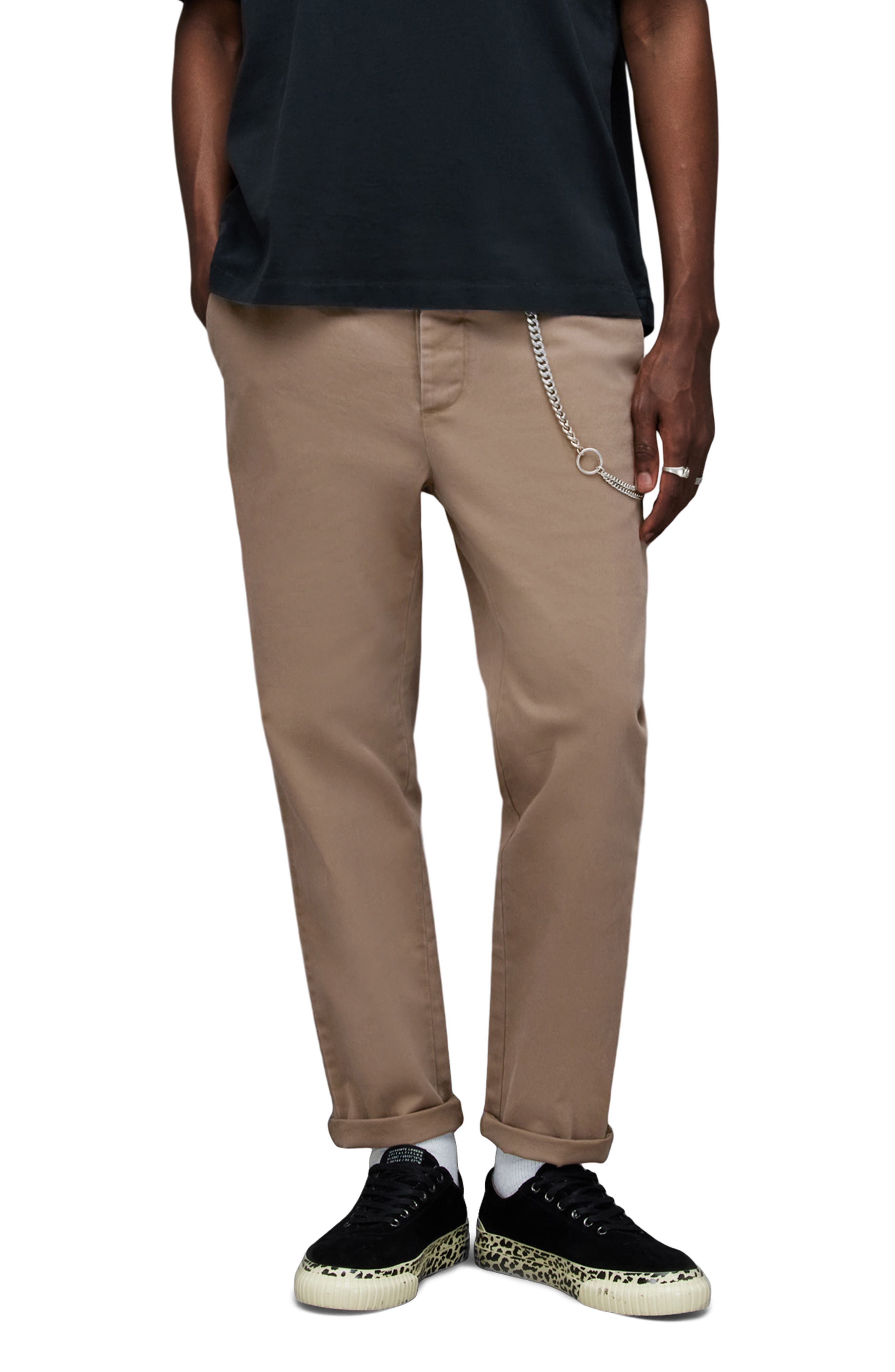 AllSaints Walde Stretch Cotton Chinos
