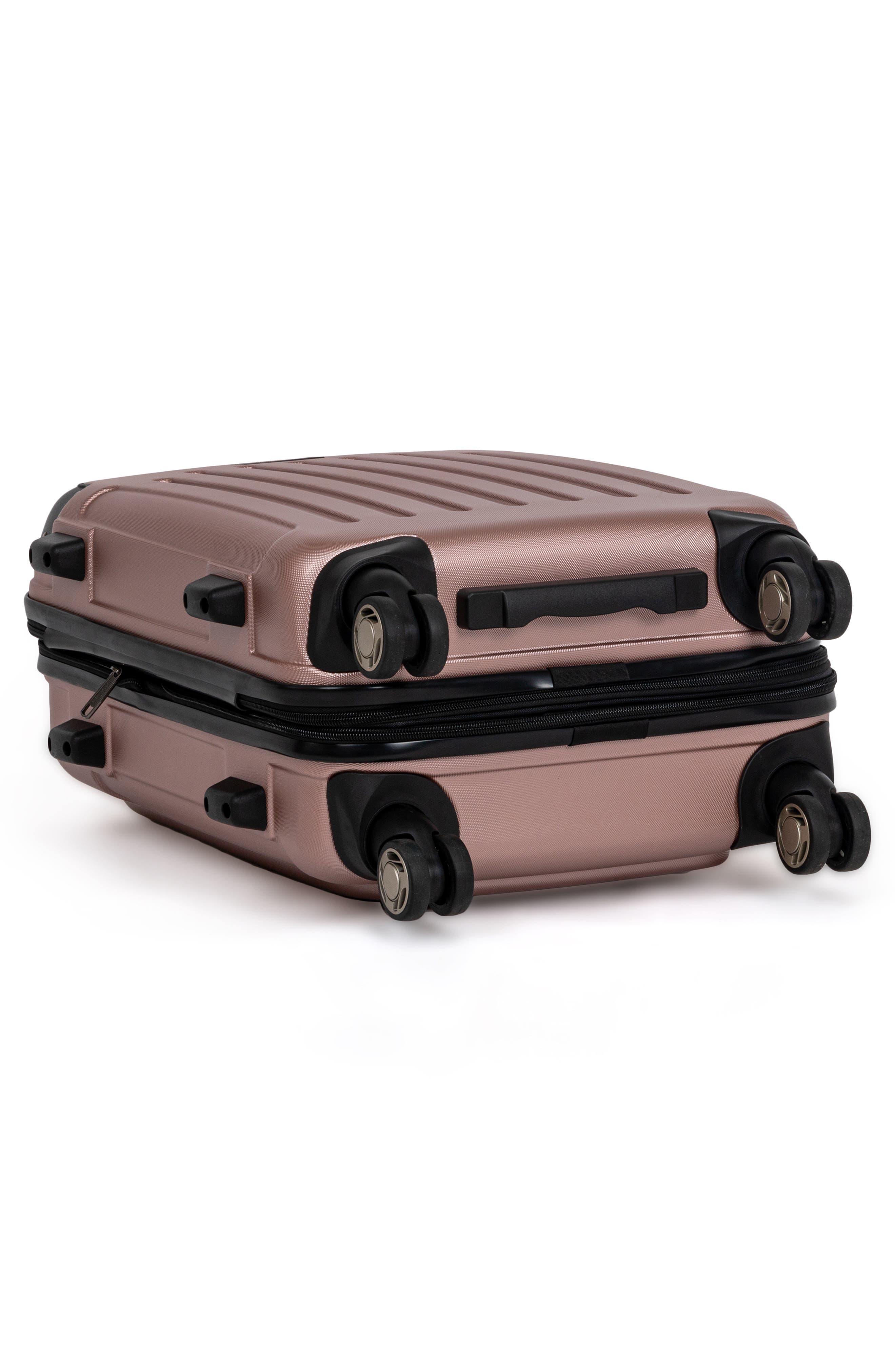 Kenneth Cole Renegade 20” Lightweight Hardside Expandable Carry-On Luggage, Alternate, color, Rose Gold