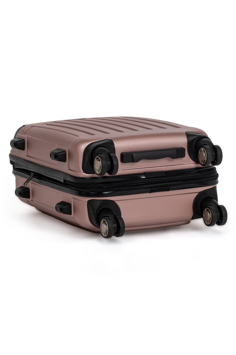 Renegade Lightweight Hardside Expandable Spinner Luggage, Alternate, color, ROSE GOLD
