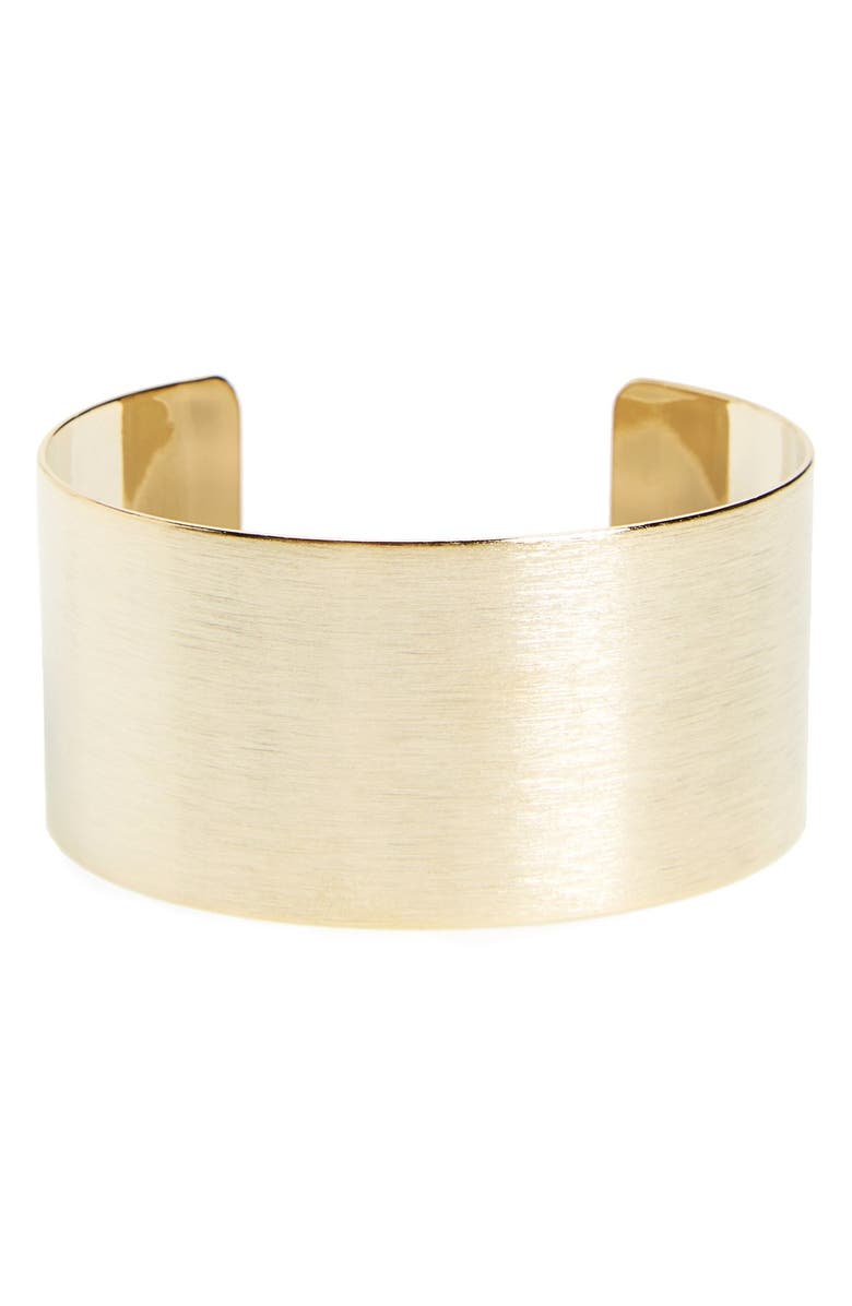 Panacea Brushed Cuff Bracelet, Main, color,