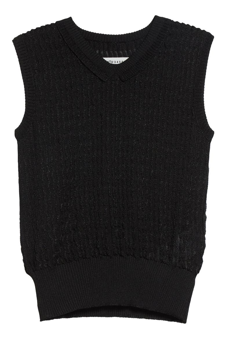 Sweater Vest, Alternate, color, BLACK