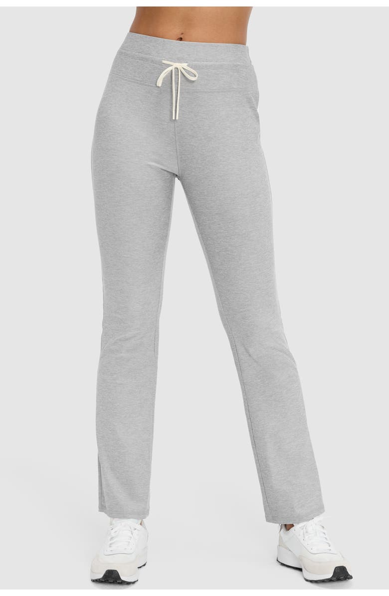 Peloton Dreamblend High Rise Flared Legging, Main, color, Light Heather Grey