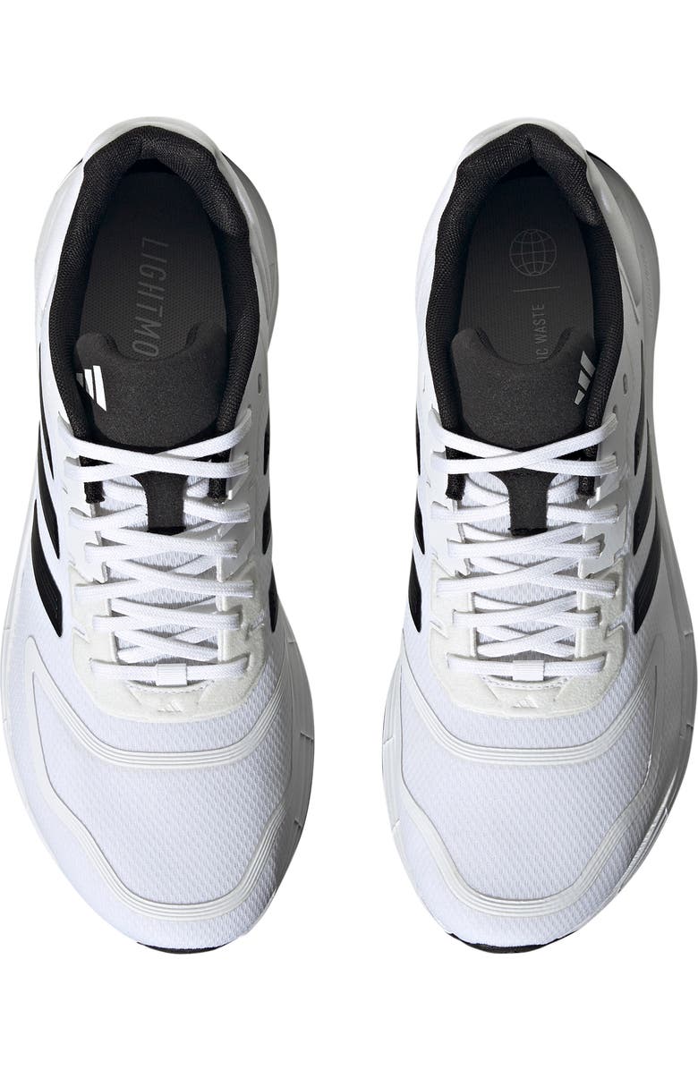 adidas Duramo 10 Sneaker, Alternate, color, White/ Black/ White