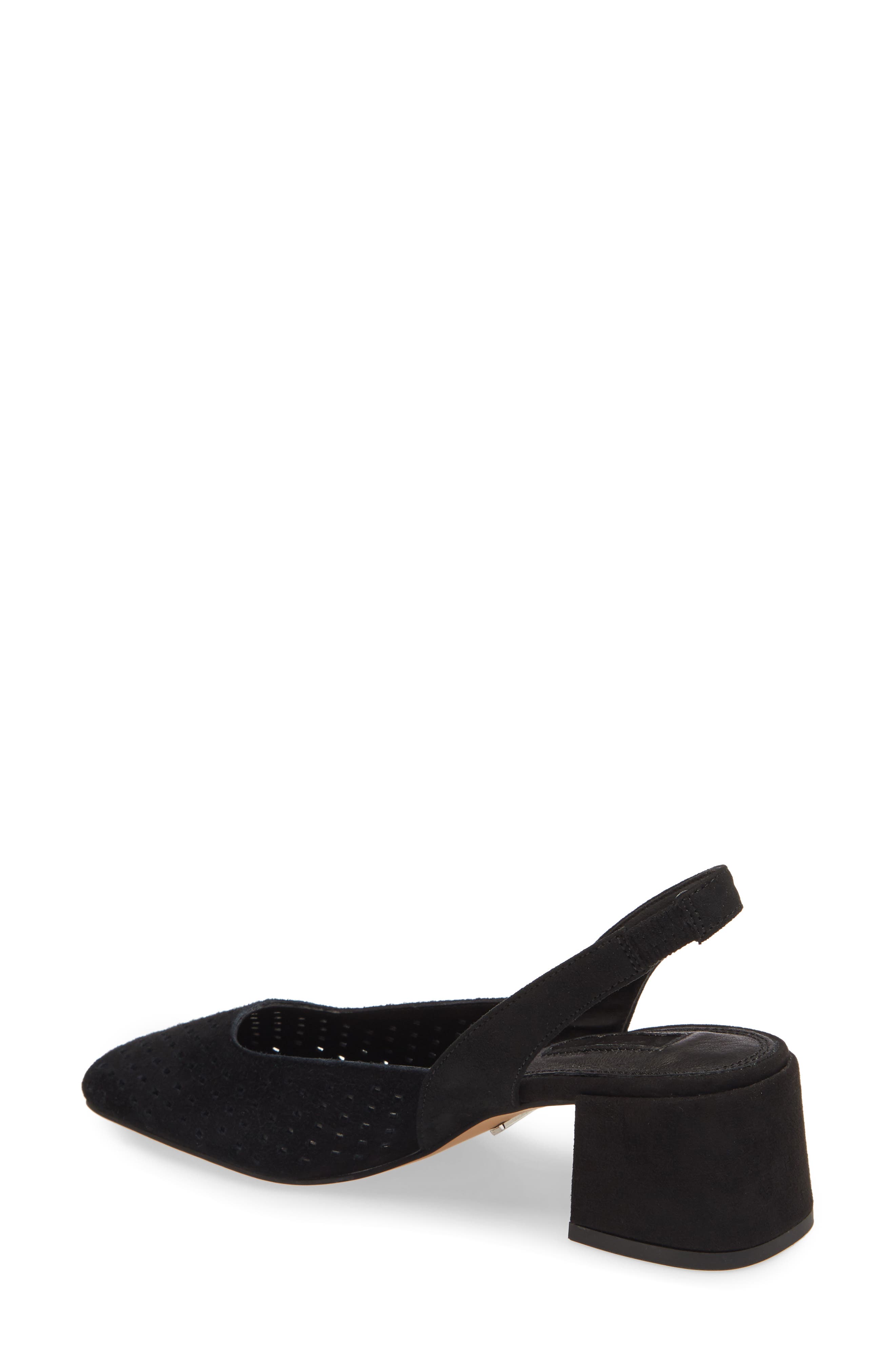 Topshop Joss Perforated Slingback Pump, Alternate, color, 