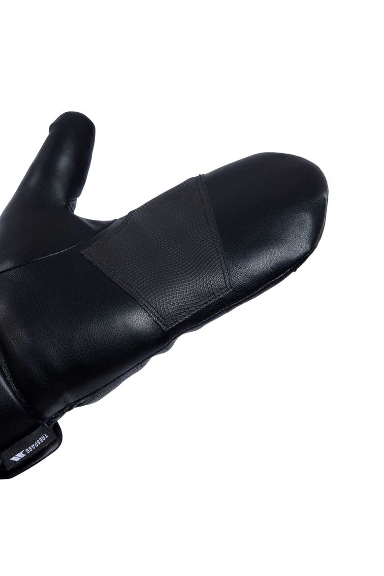 Fabiola Fleece Lined Logo Mittens, Alternate, color, Black