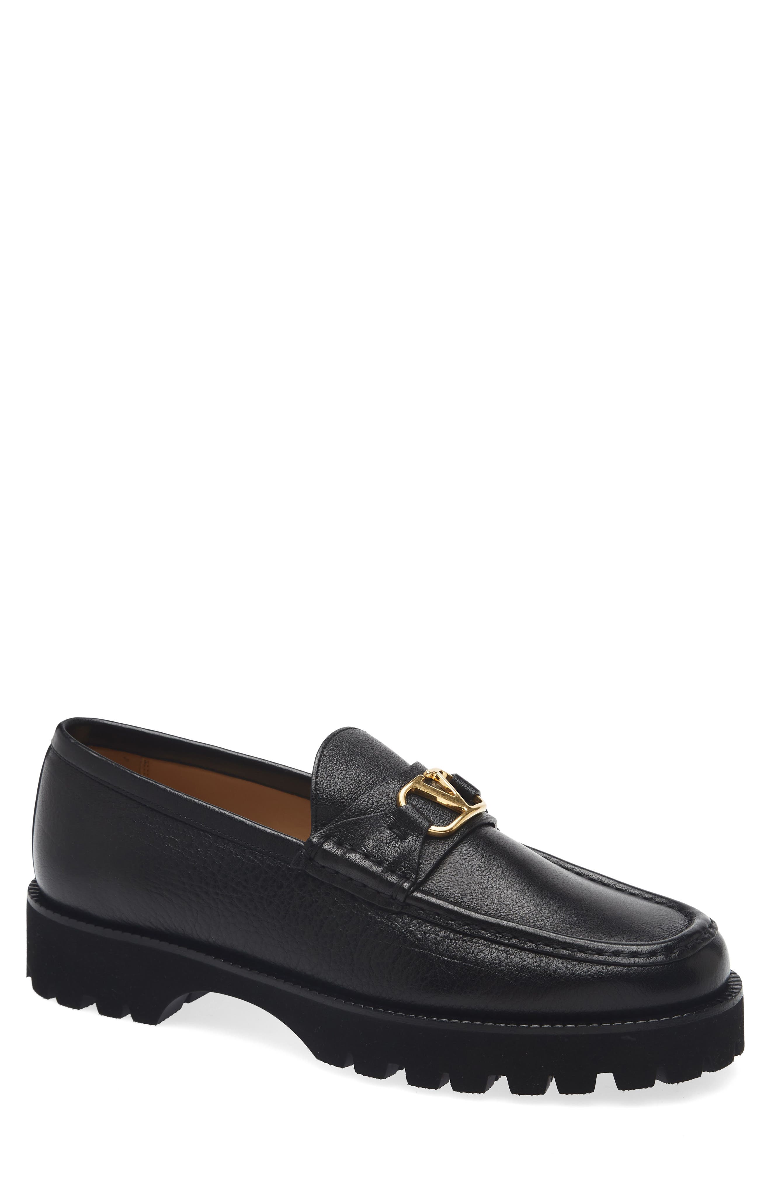 Valentino Garavani VLOGO Signature Loafer, Main, color, Black