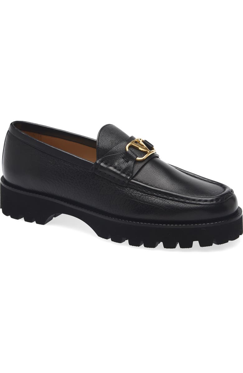 Valentino Garavani VLOGO Signature Loafer, Main, color, Black