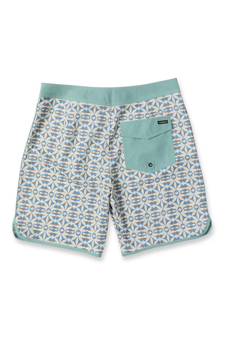 Nature Tile 19 Board Shorts, Alternate, color, PEYOTE
