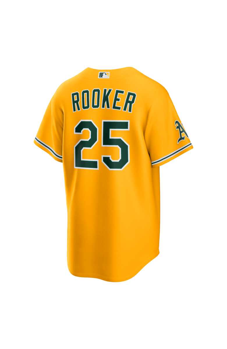 Nike Men's Nike Brent Rooker Gold Athletics Alternate Stadium Jersey, Alternate, color, Gold