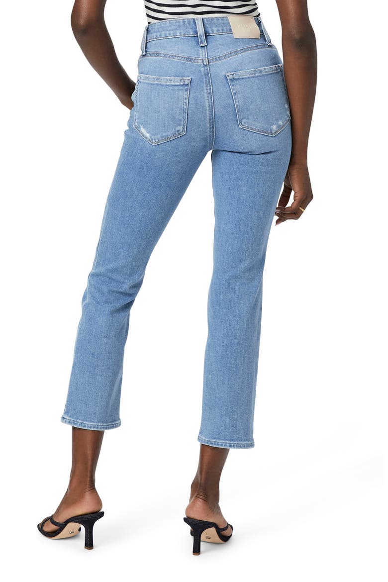 Cindy High Waist Crop Straight Leg Jeans, Alternate, color, HELENA