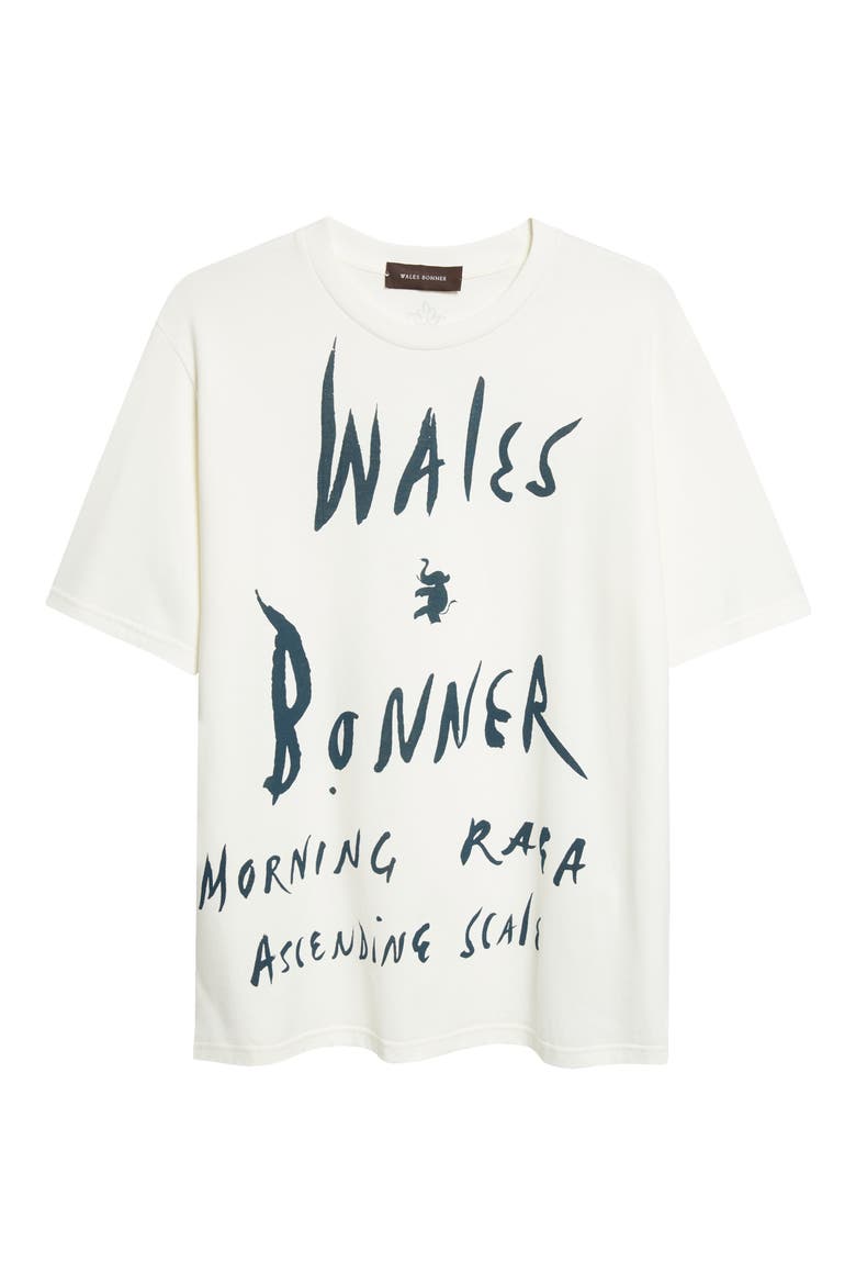 Raga Oversize Cotton Graphic T-Shirt, Alternate, color, IVORY