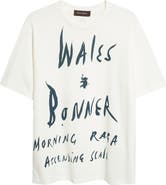 Wales Bonner Raga Oversize Cotton Graphic T-Shirt
