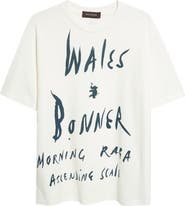 Wales Bonner Raga Oversize Cotton Graphic T-Shirt