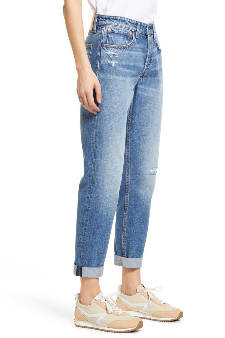 Rosa Distressed Boyfriend Jeans, Alternate, color, PEONYWHO