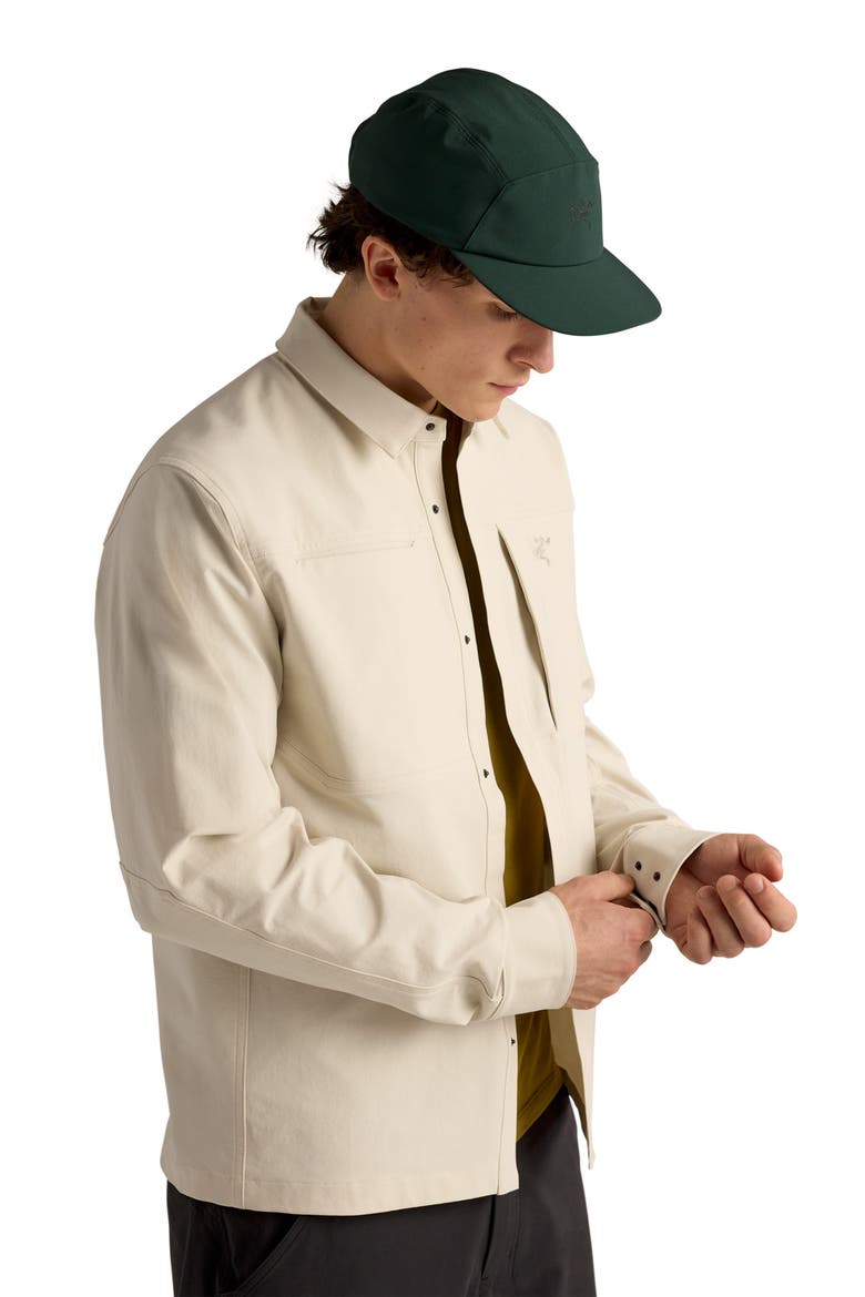 Cronin Cotton Overshirt, Alternate, color, SEA SALT
