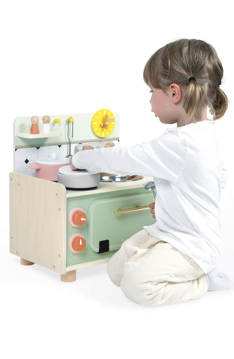 Janod Cottage Chic Mini Kitchenette, Alternate, color, Green