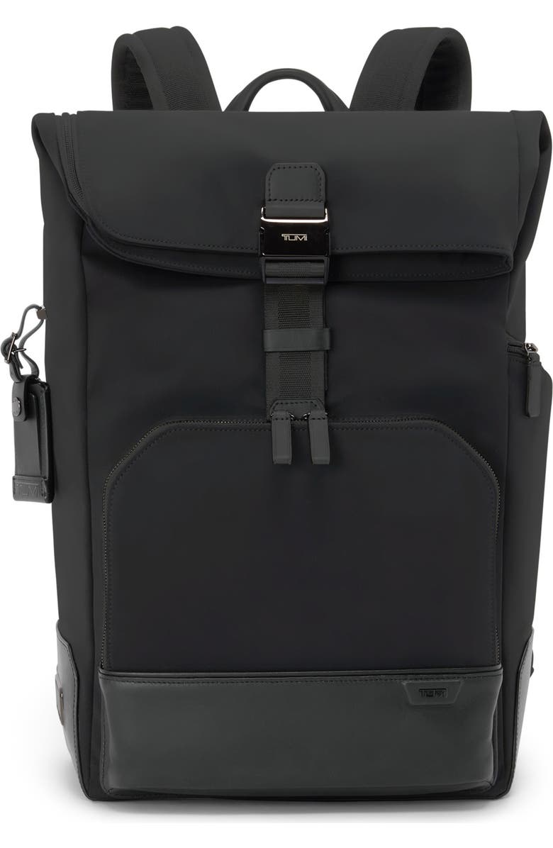 TUMI Osborn Roll Top Backpack, Main, color, Midnight/ Black