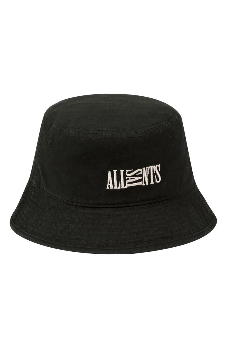 AllSaints Oppose Bucket Hat, Main, color, 