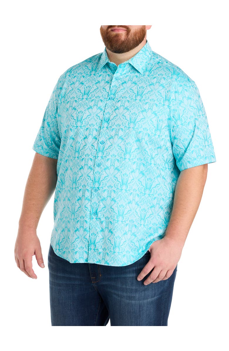 Robert Graham DXL Big & Tall  Highland Tonal Sport, Main, color, Seafoam