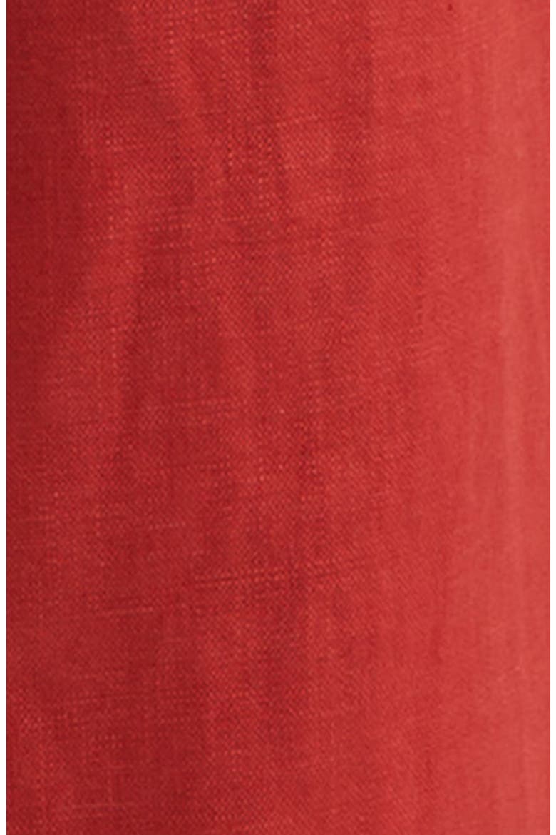 Red Petals Cup Wide Leg Linen Jumpsuit, Alternate, color, RED