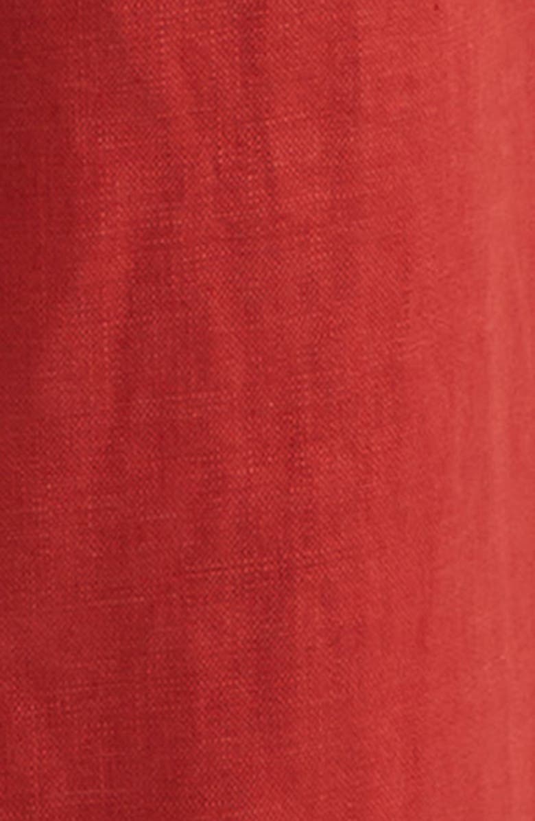 FARM Rio Red Petals Cup Wide Leg Linen Jumpsuit, Alternate, color, 