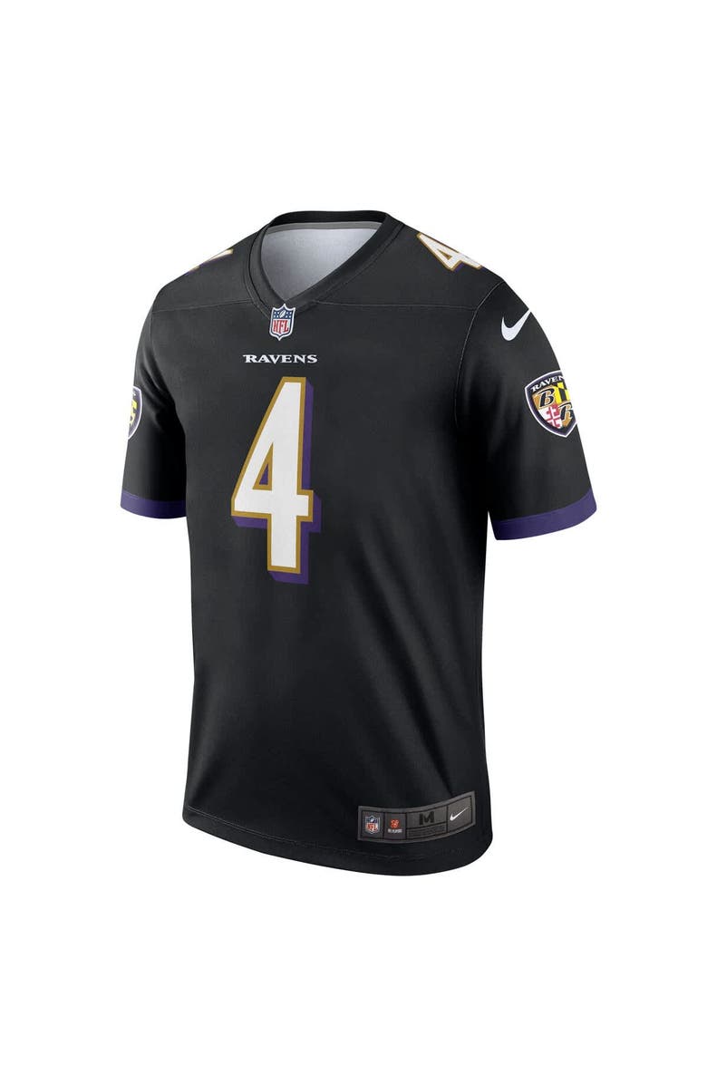 Nike Men's Nike Zay Flowers Black Baltimore Ravens Alternate Legend Jersey, Alternate, color, Black
