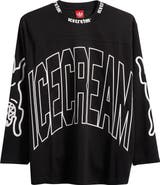 ICECREAM Hyperdrive Oversize Long Sleeve Graphic T-Shirt